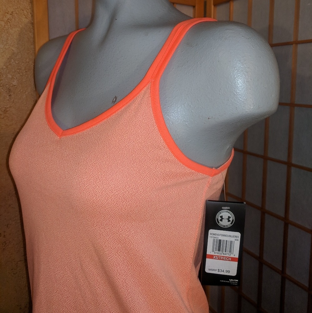 Under Armour heat gear tank top, XS, NEW.